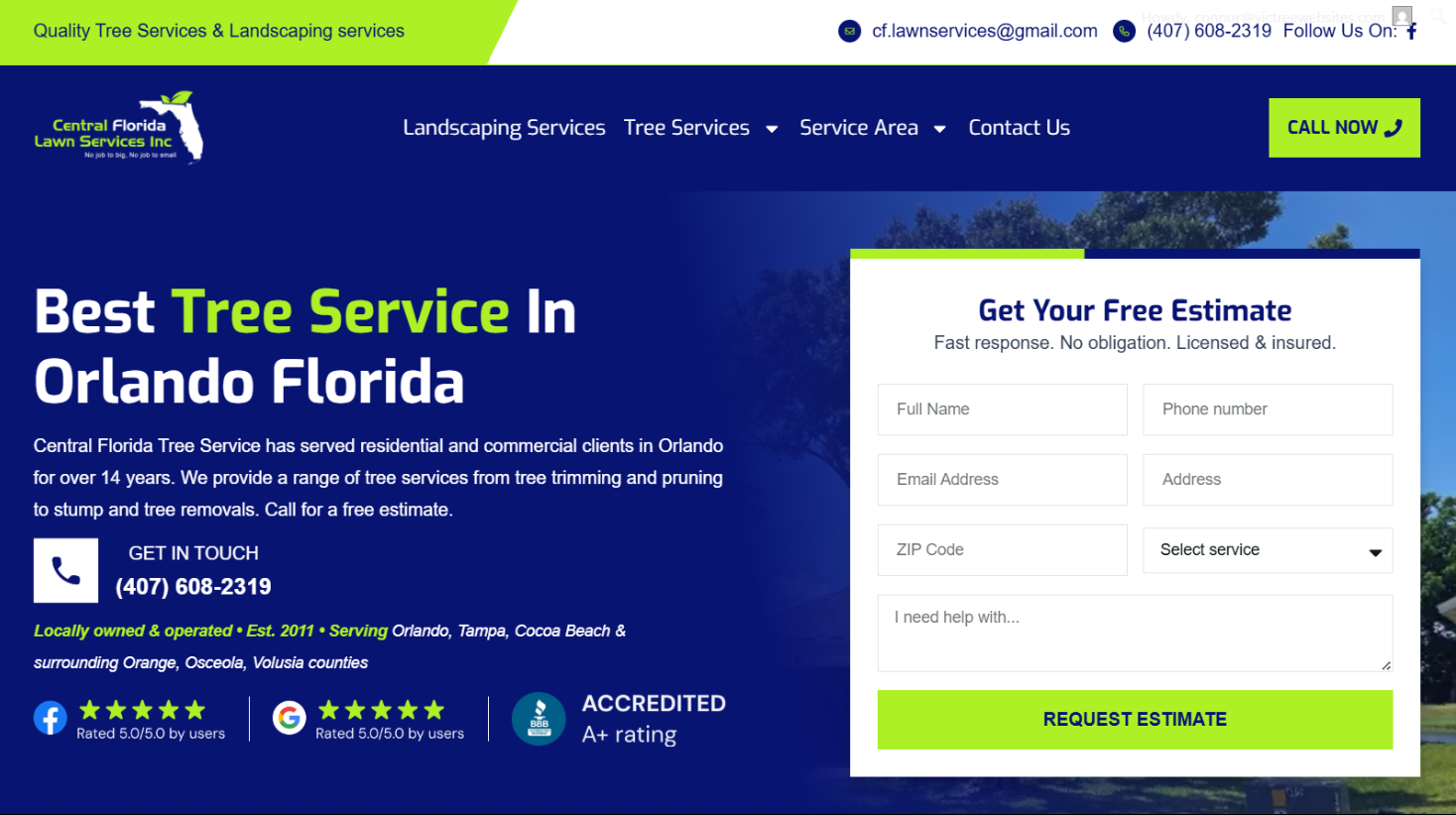 Central FL Tree Services - After