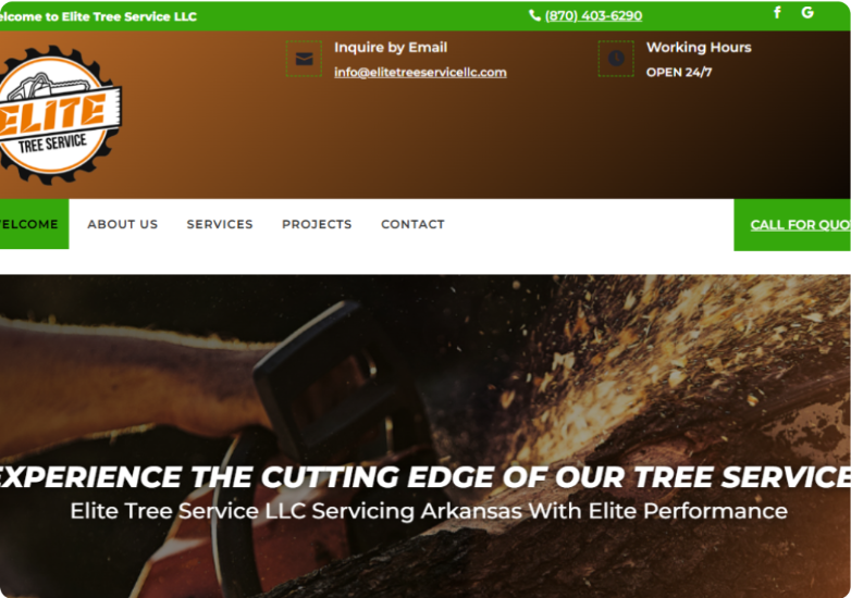 Elite Tree Service - Before